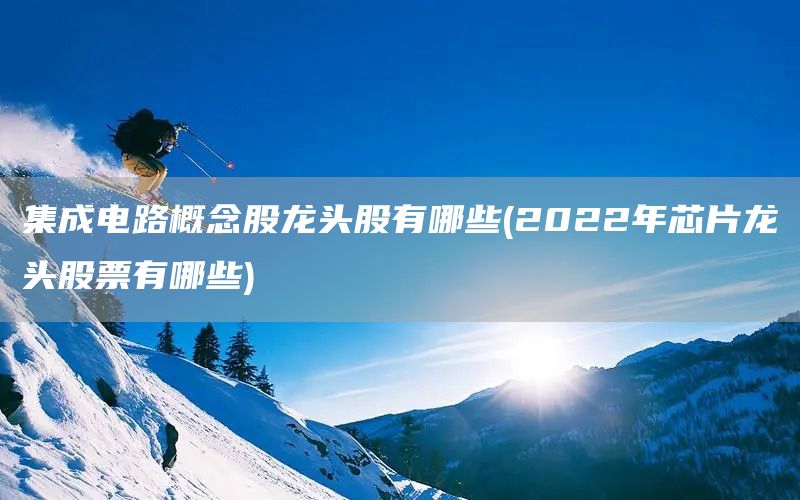 集成電路概念股龍頭股有哪些(2022年芯片龍頭股票有哪些)(圖1)